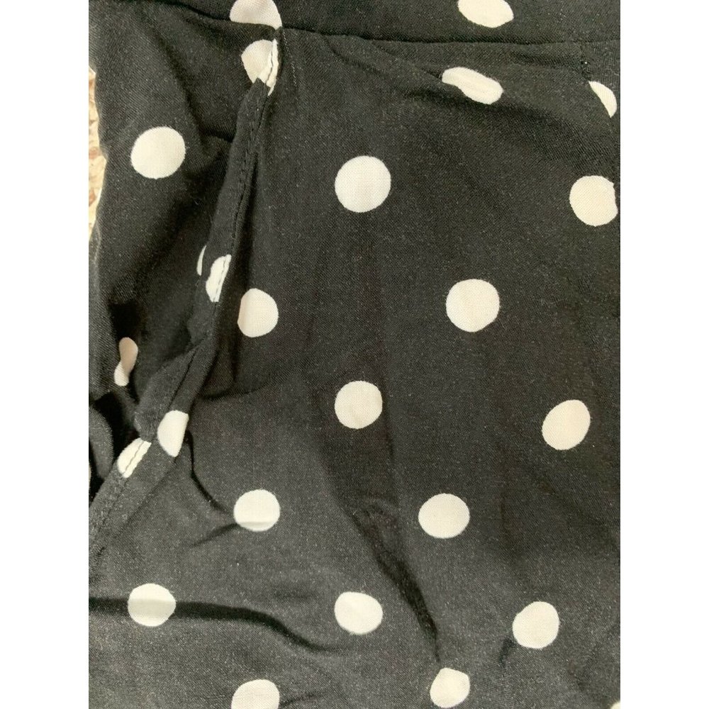 Torrid 1X 14/16 Black & White Polka Dot Skirt - Picture 4 of 5